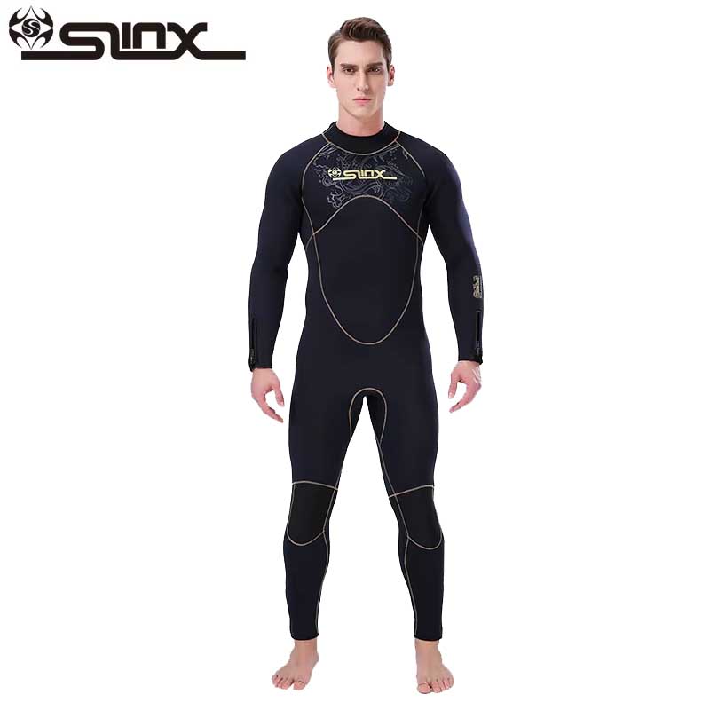 Scuba Diving Wetsuit 5Mm Neoprene - SLINX Combinaison de plongée intégrale en