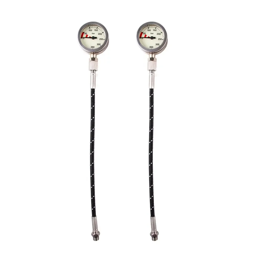 Diving Pressure Gauge Submersible Spg - NEW HOTDIVE SPT1T-15 laiton argent plongée
