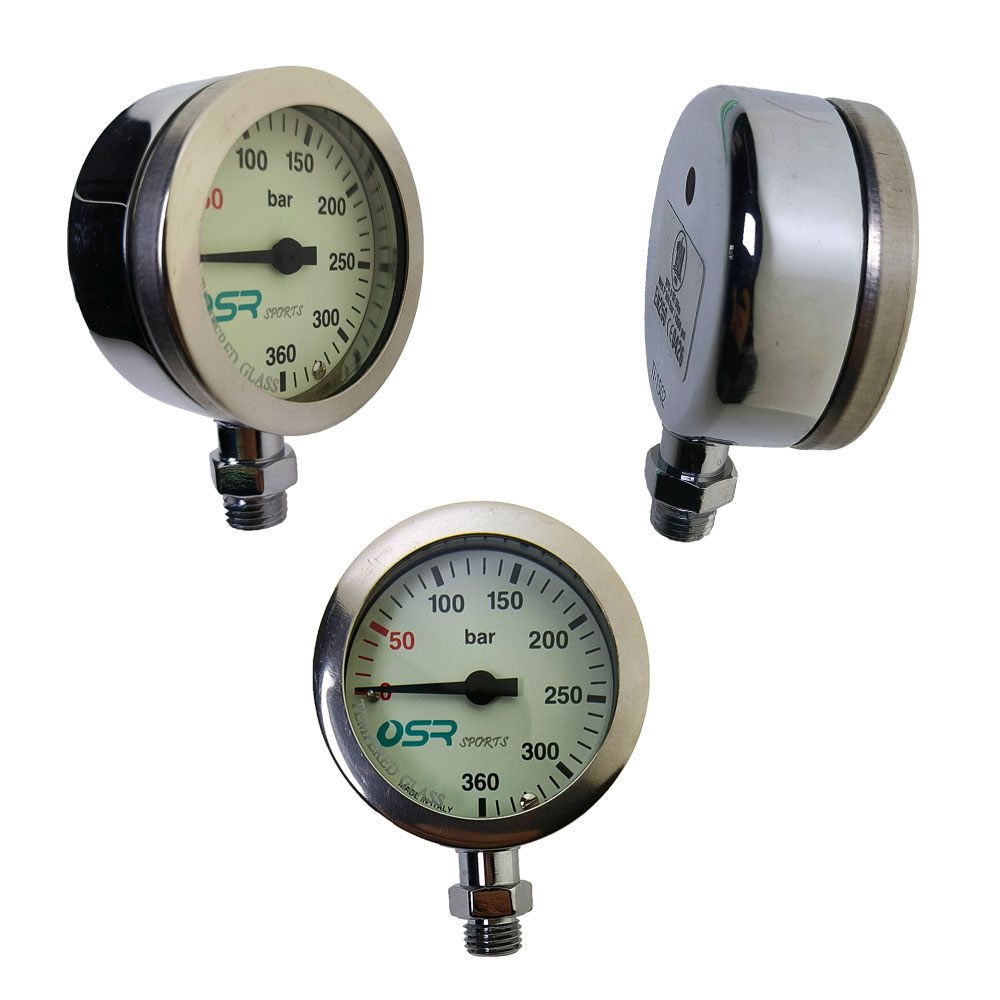 Diving Pressure Gauge Submersible Spg - Manomètre 360 Bar Plongée éventuelles G
