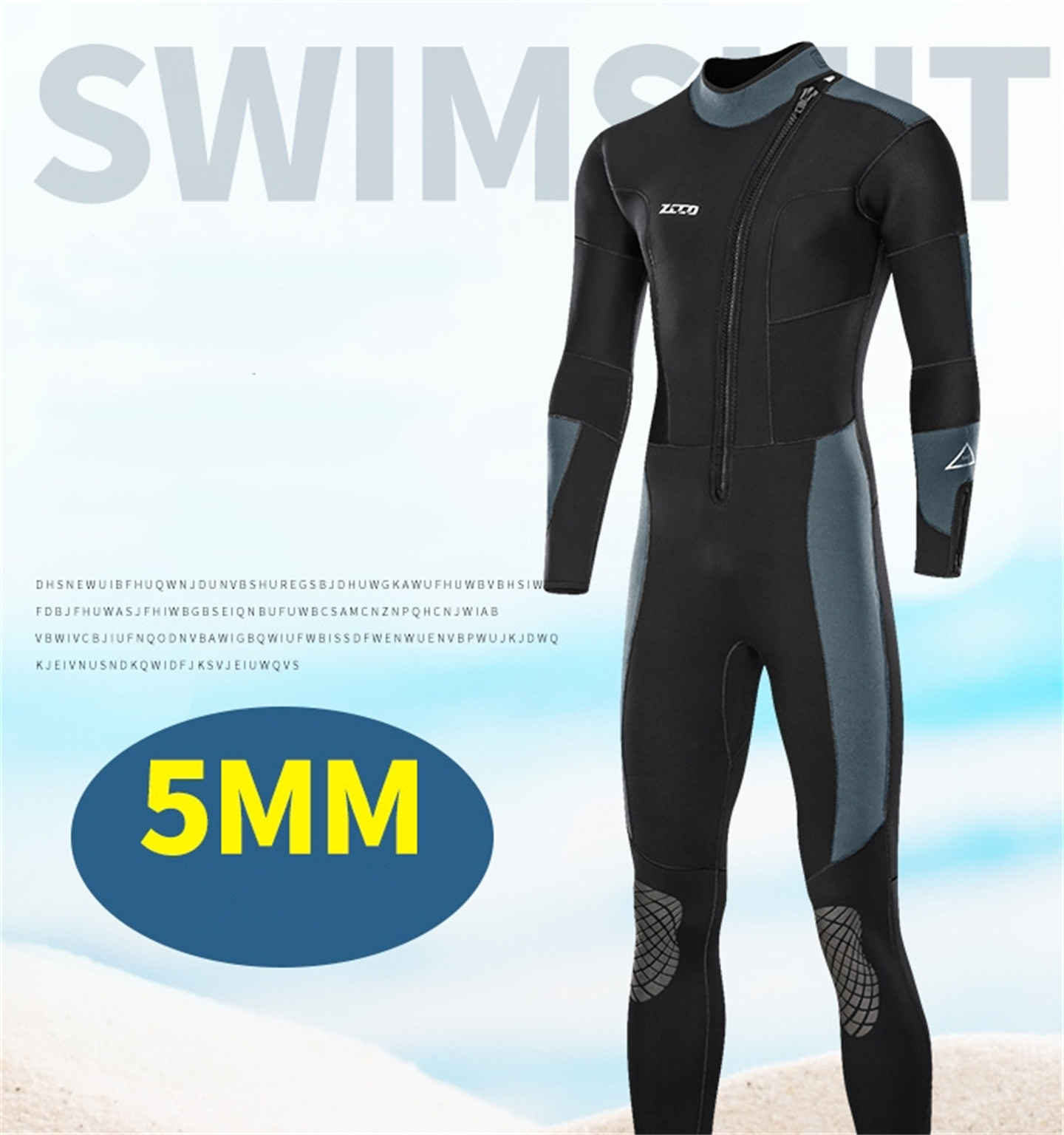 Combinaison de plongée sous-ma - Scuba Diving Wetsuit 5Mm Neoprene avis et prix