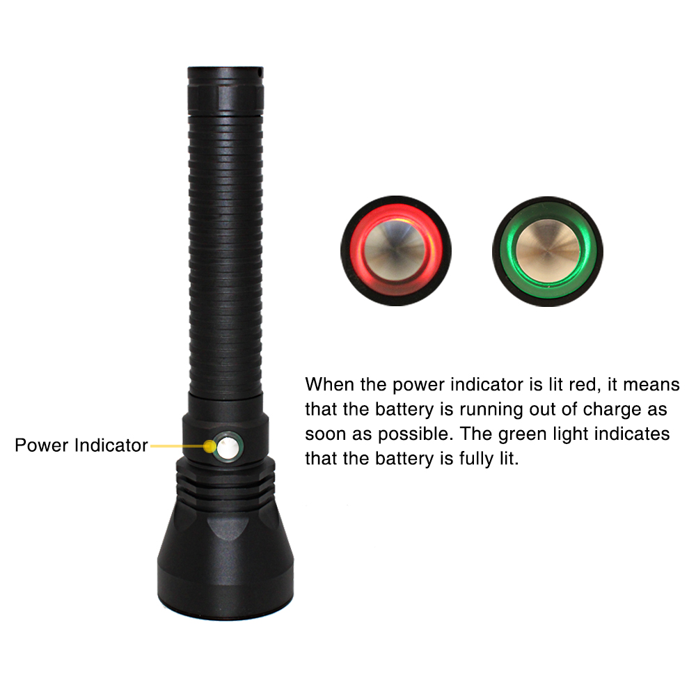 Uranusfire – lampe de poche so - Dive Flashlight 5000 Lumens Underwater avis et prix