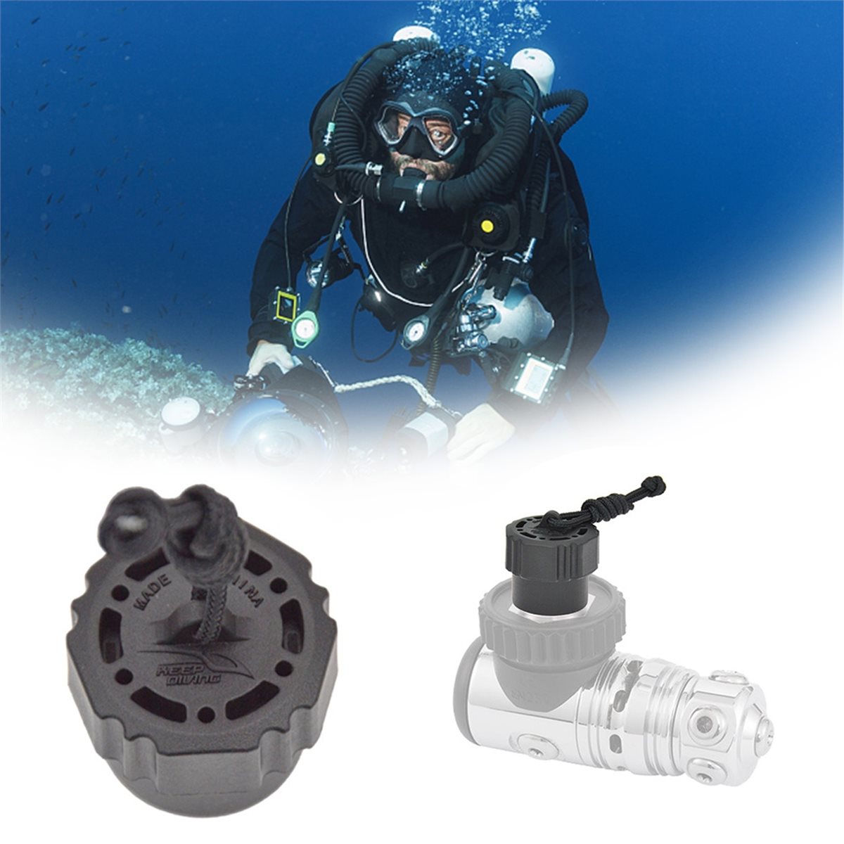 Bouchon anti-poussière de Valv - Scuba Diving Regulator First Stage Din avis et prix